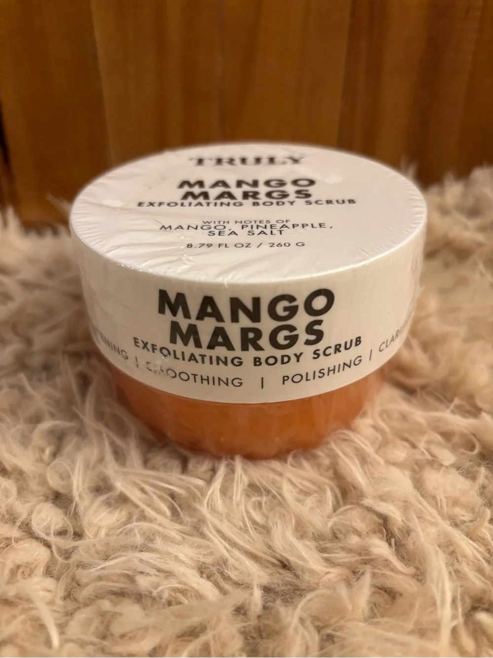 NWT  Mango Margs Exfoliating Body Scrub Mango Pineapple Sea Salt 8.79 fl oz